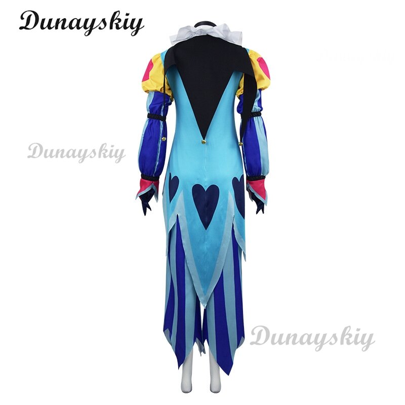 Fizzarolli Cosplay Costume Clothes Uniform Cosplay Demon Devil Hell Halloween Party Performance Dress Unisex Stage Costume