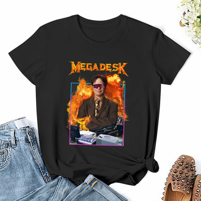 The Office Megadesk! T-shirt kawaii clothes funny cute clothes t-shirts for Women graphic tees