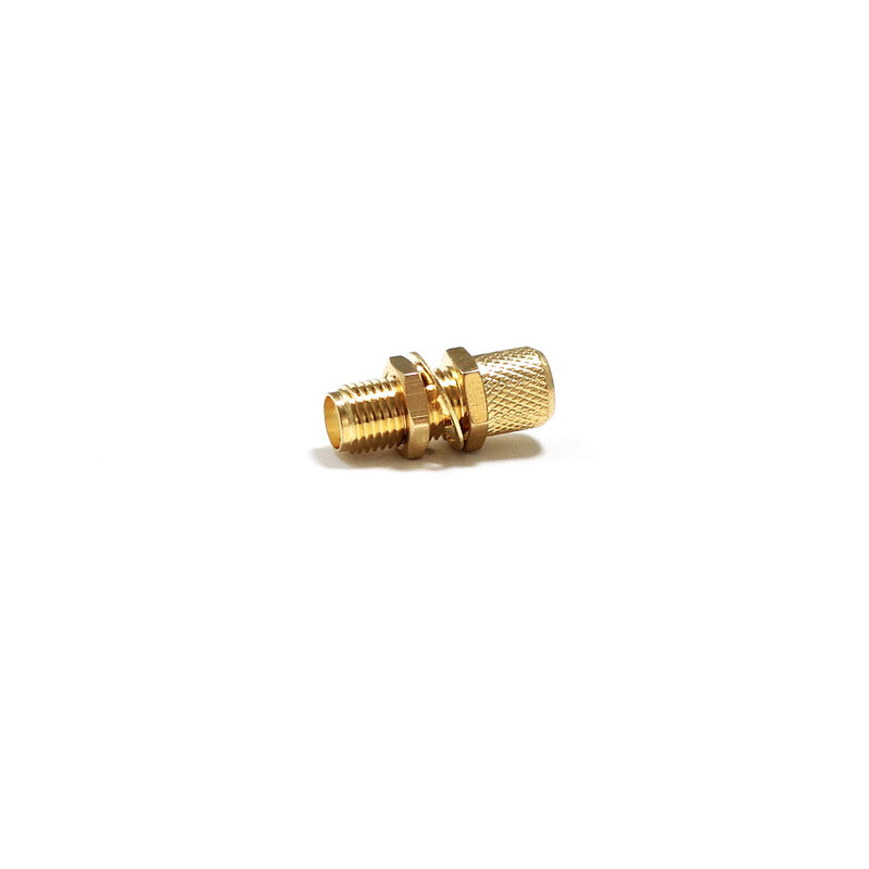 SMA – convertisseur de Modem Jack femelle RF, connecteur à sertir pour LMR300, droit, plaqué or, vente en gros, 1 pièce