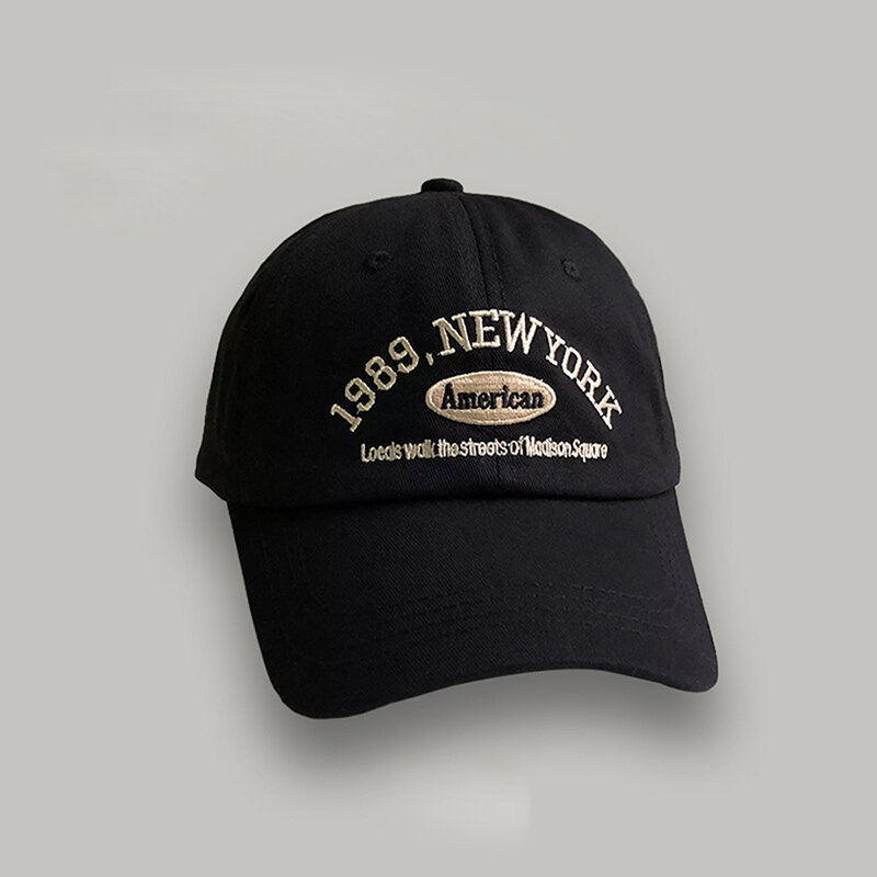 1989 berretti da Baseball da uomo e da donna retrò americani ricamo con lettere da strada berretti piatti retrò cappello moda Hip Hop tinta unita