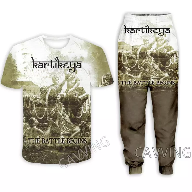 Kartikeya Rock   3D Print Casual T-shirt + Pants Jogging Pants Trousers Suit Clothes Women/ Men's  Sets Suit Clothes