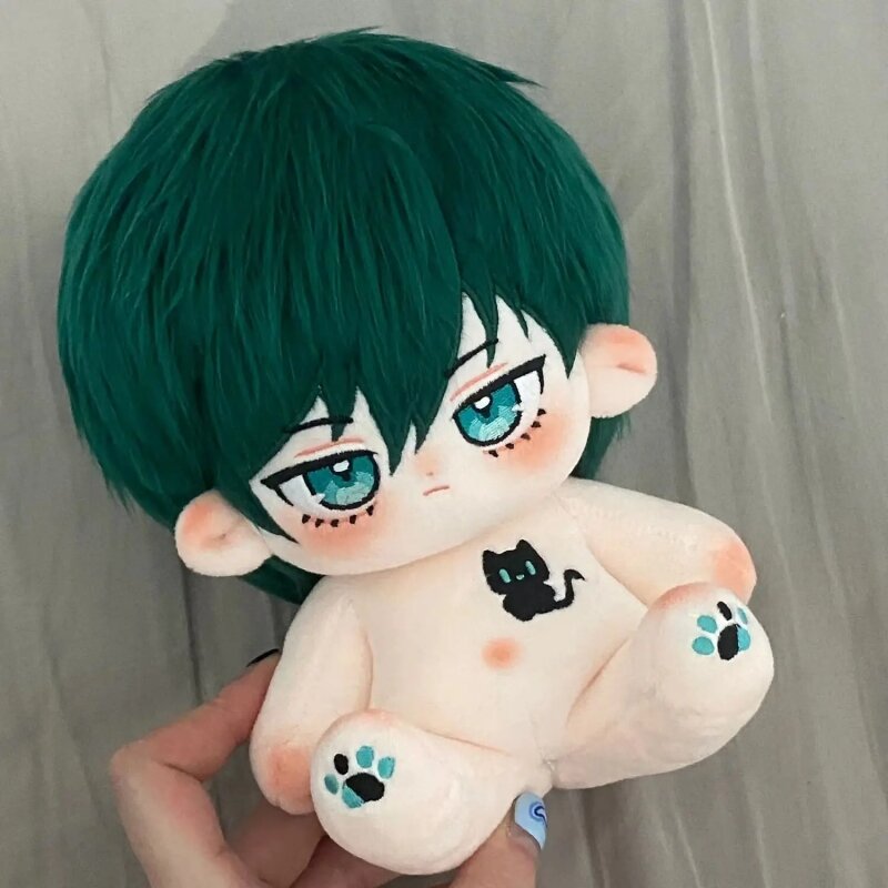 Anime Rin Itoshi BLUE LOCK 20cm peluche bambole giocattolo bambola nuda Plushie Cosplay 6209 regalo per bambini