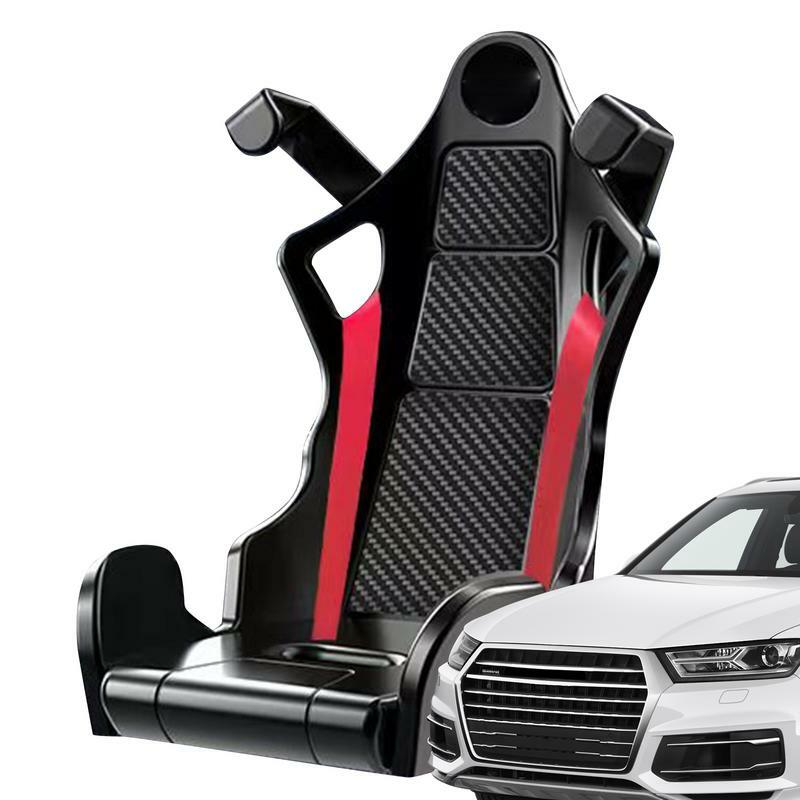 Soporte para teléfono para asiento de carreras de coches, diseño creativo, ventilación de aire, soporte de navegación para coche