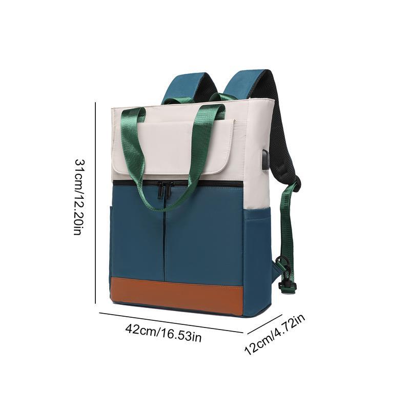 Bolsas de ombro de grande capacidade masculina, bolsa de viagem elegante, leve, mochila de trabalho ao ar livre