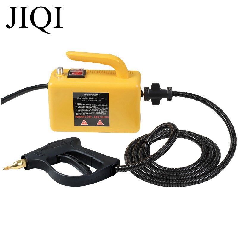 JIQI-máquina de limpieza móvil de alta presión, limpiador a vapor, esterilización por bombeo automático, desinfectante, 2600W, 1,8 M