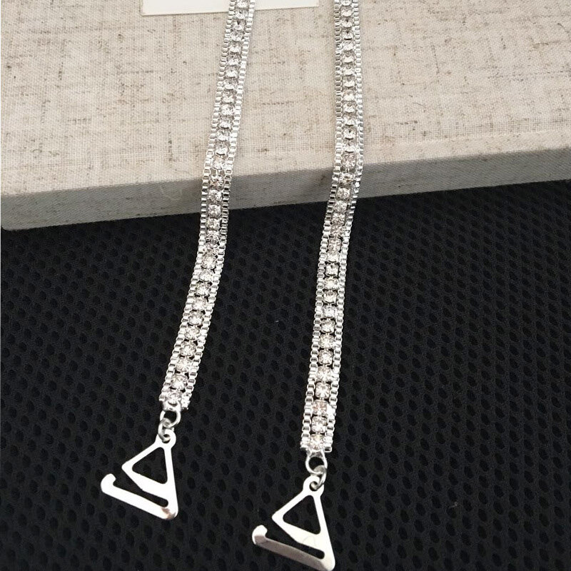 Diamond Bra Strap Crystal Metal Bra Straps Non-Slip Underwear Straps Sexy Off-the-shoulder Anti Glare Metal Bra Shoulder Straps