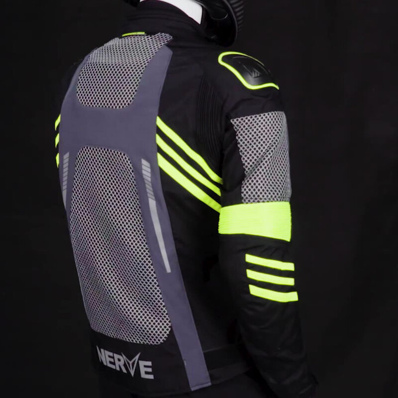 Байкерская куртка, Мужской прочный локомотивный костюм, осенняя велосипедная одежда для предотвращения падения, нескользящая Всесезонная мотоциклетная куртка для верховой езды