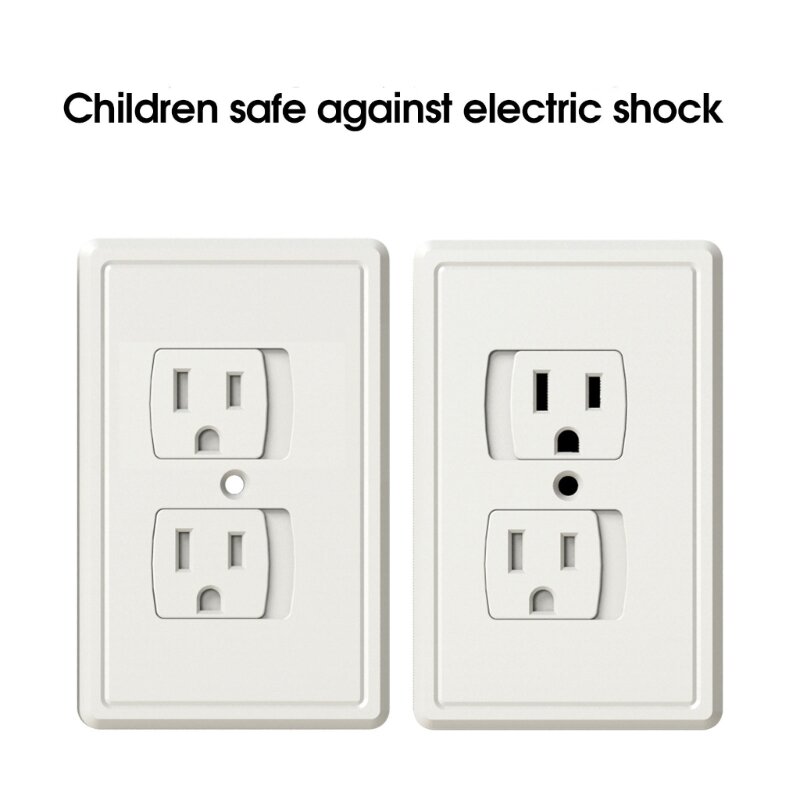 Baby Proofing Outlet Cover Electric Outlet Pulg Cover for Baby Safety Socket Cover Protector Easy Installation Durable
