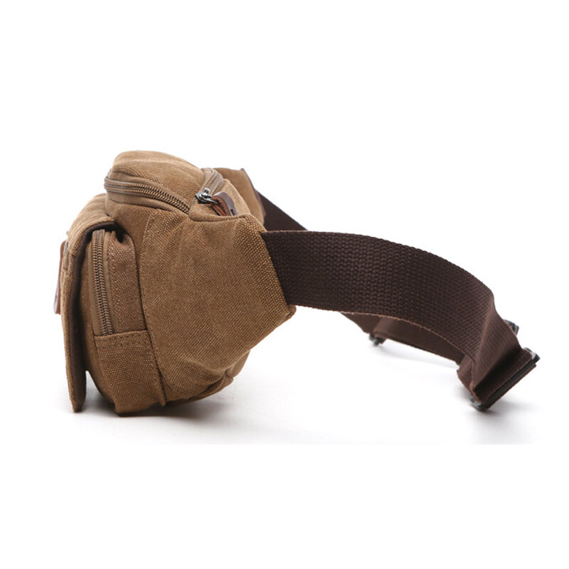2023 New High Quality Canvas Waistpack Leisure Outdoor Chest Bag Sports Cycling Mountaineering One Shoulder Crossbody Backpack