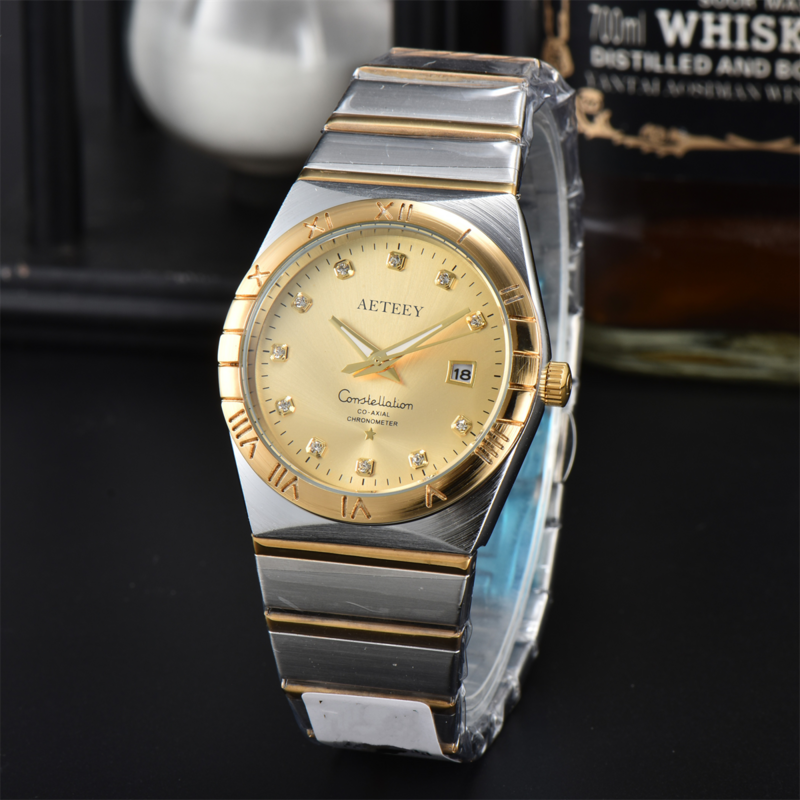 Trendy Diamond Style Quartz Women Watches for Men 28MM/40MM Luxury Wristwatch Daily Waterproof Automatic Date Hot AAA Male Clock