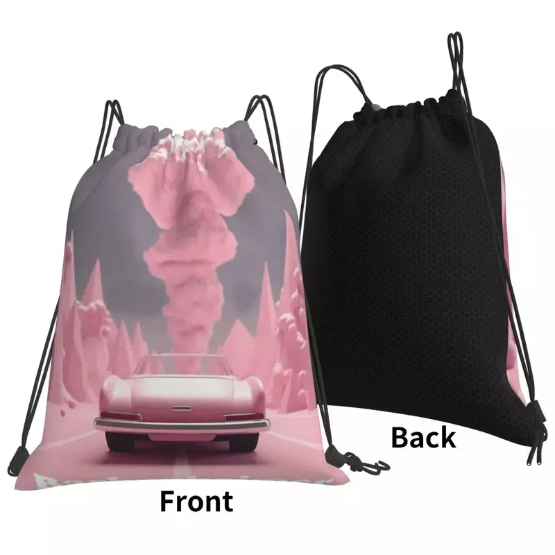 Barbenheimer-Sacs à dos portables pour étudiants, sacs à ficelle de proximité, Bundle Pocket, sac de sport, sacs à livres, voyage