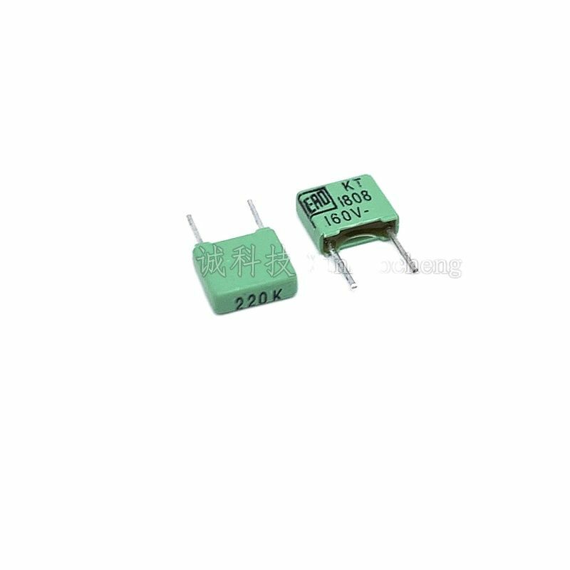10pcs/new original imported MKT1 808 160V 221 0.00022UF 160V 220PF correction capacitor foot distance 5