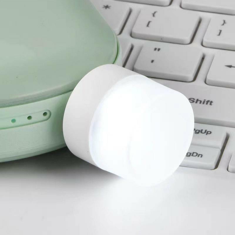 Bombilla LED USB Flexible, luz ambiental Mini USB, luz nocturna interior para dormitorio, guardería y pasillo