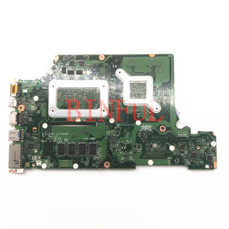 C5V01 LA-E892P płyta główna dla Acer Aspire A615 A615-51G Laptop płyta główna W/SR3LC I7-8550U CPU N17S-G1-A1 DDR4 100% pełna testowane