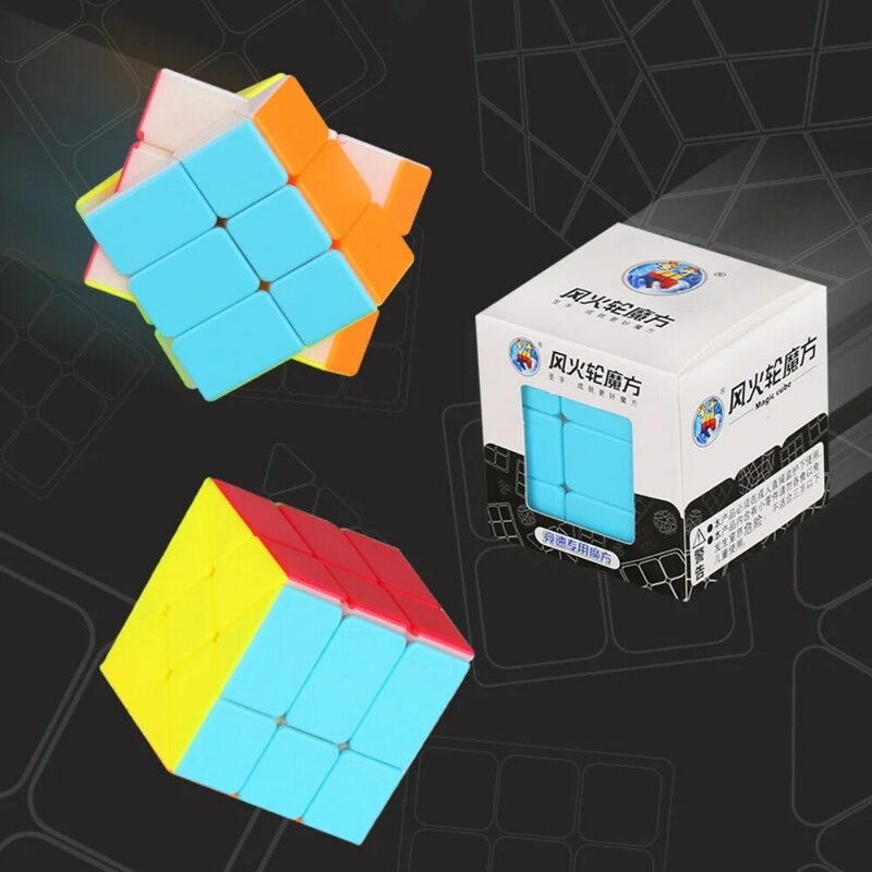 Shengshou 3x3 Fenghuolun/Yileng magiczna kostka Sengso 3x3 układanka do przekręcania Cubo Magico edukacyjne kostki dla dzieci