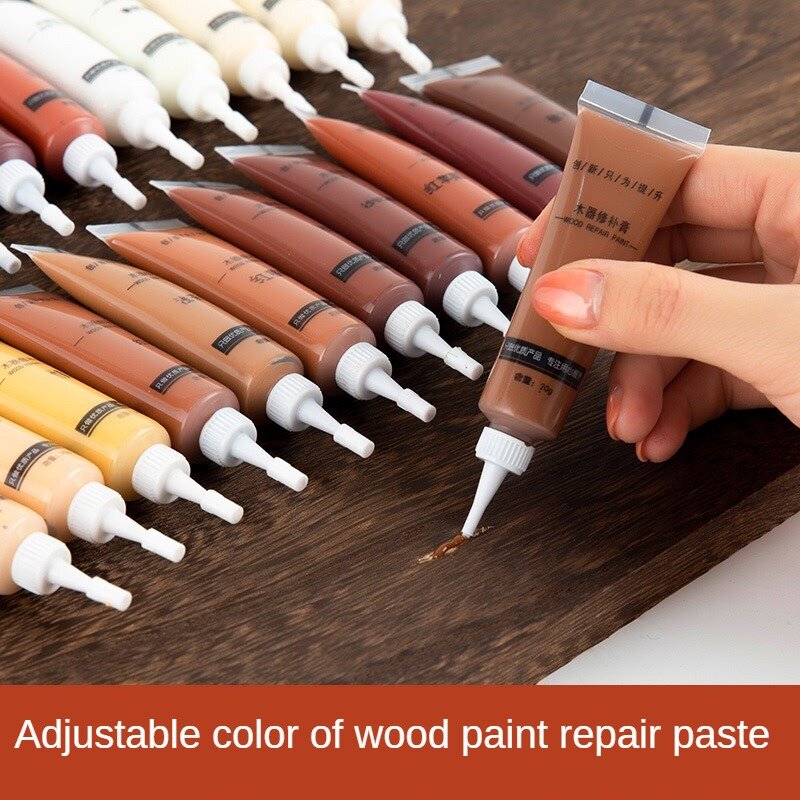 Mini Wooden Furniture Touch Up Kit Furniture Floor Tile Scratch Filler Remover Glue Cream Polymer Resin DIY Repair Tools