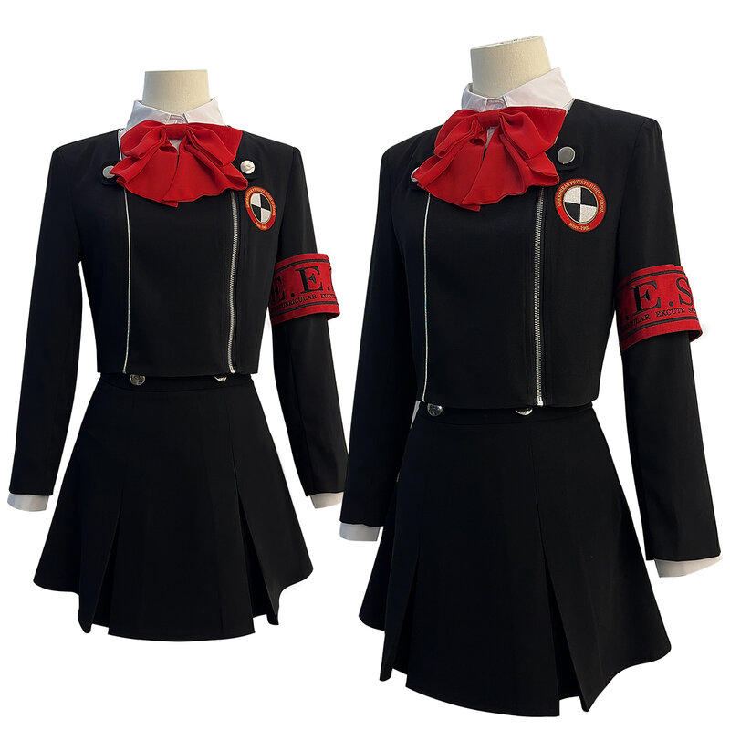 HOLOUN traje de Cosplay de juego P3 Aegis, uniforme de escuela secundaria gekkoucan, traje bordado, camisa de falda, regalo de uso diario