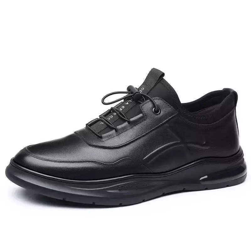 جلد الرجال الأعمال أحذية غير رسمية تنفس مريحة لا زلة تنوعا الأحذية المتسكعون الرجال أحذية رياضية chausس Homme2023