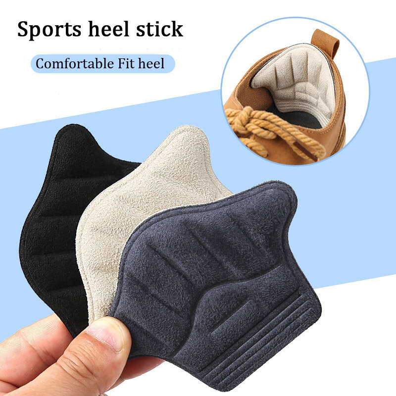 Palmilhas remendo calcanhar almofadas para sapatos de desporto tamanho ajustável antiwear pés almofada inserção palmilha calcanhar protetor volta adesivo