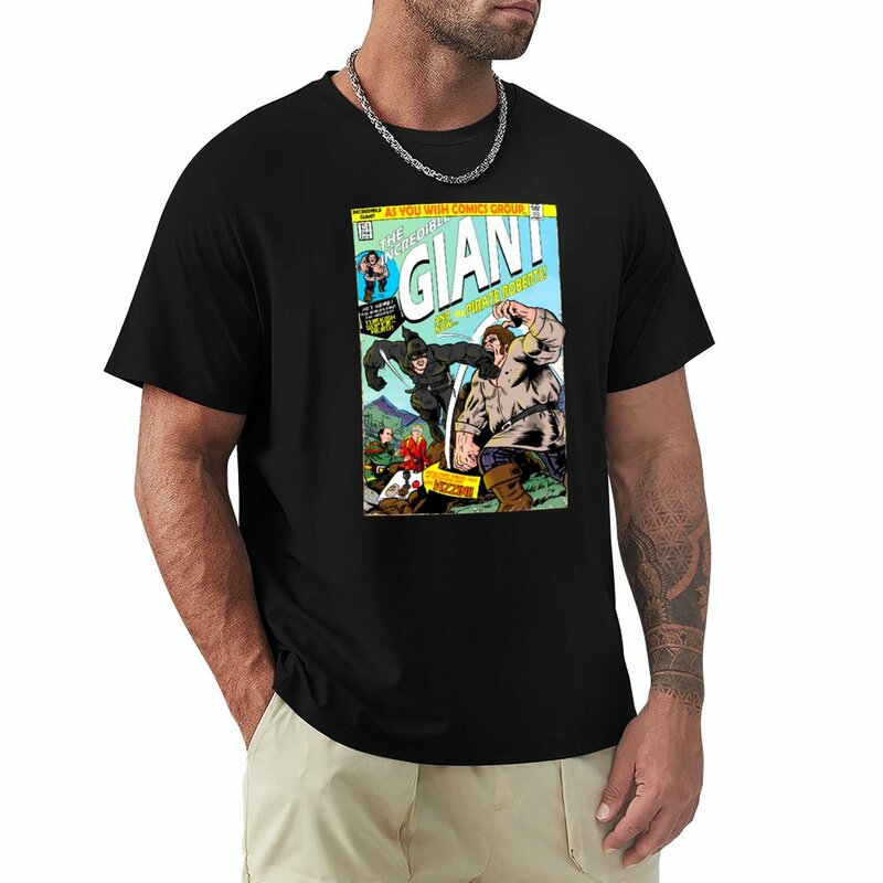 Kaus raksasa yang luar biasa atasan kaus desainer grafis pakaian estetika pria