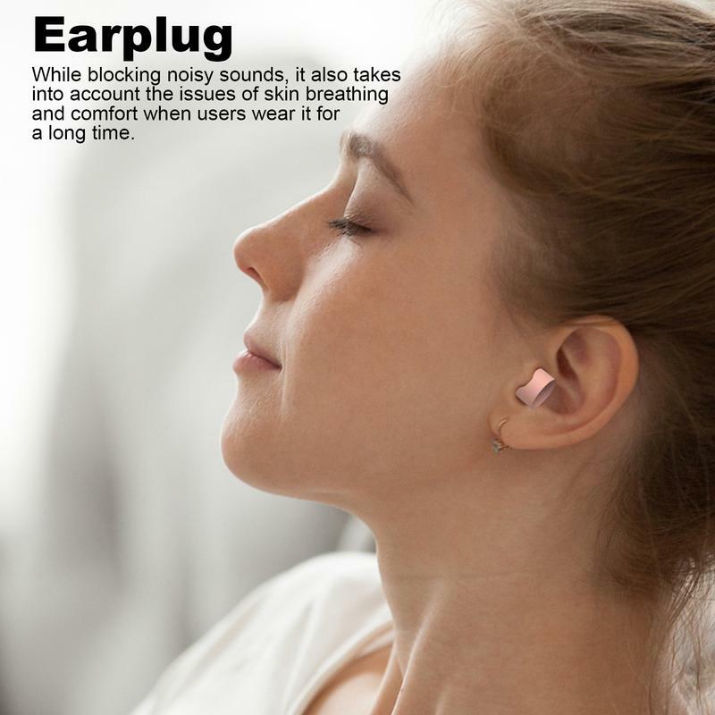 Bouchons d'oreille réutilisables pour le sommeil, super doux, réduction du bruit, confortable, musiciens, 1 paire