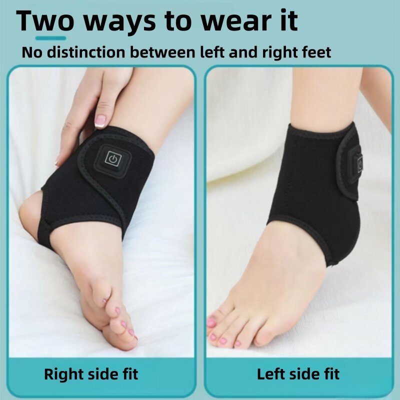 Electric Heating Ankle Protection Hot Compress Joint Warm Ankle Protection Outdoor Sports Protection Massage Cold Protection