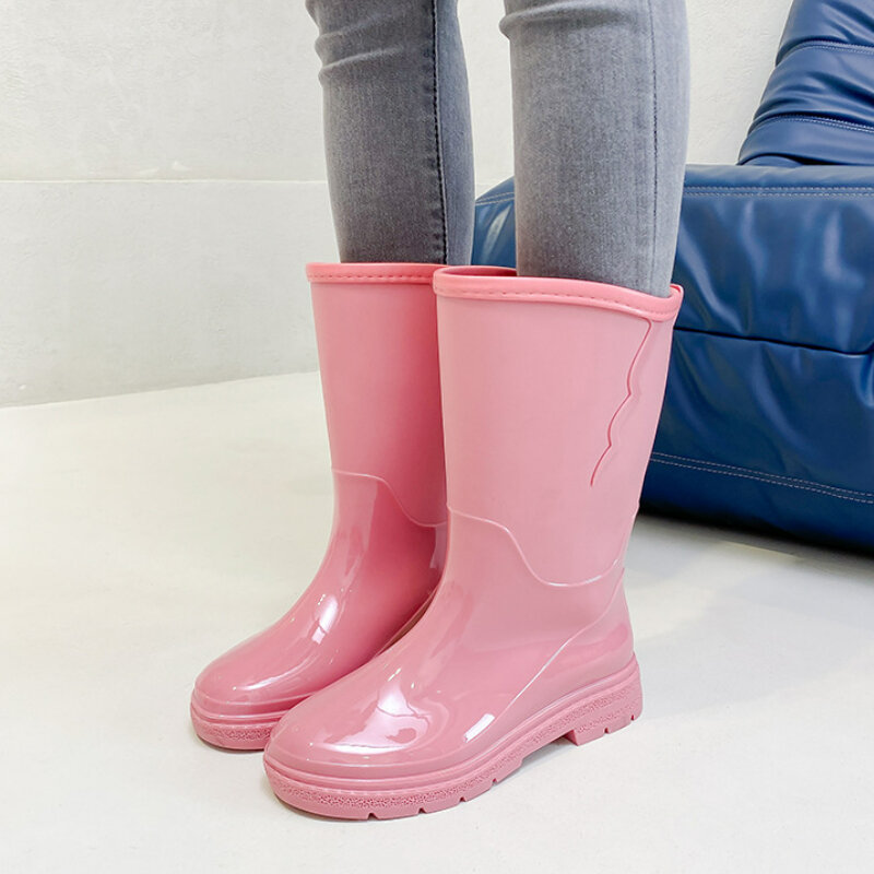 Water Boots for Woman Rain Shoes Fashion Galoshes Women Waterproof Rubber Boots Fishing Working Shoe Footwear Botas Para Lluvia