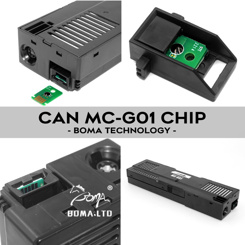 Chip de caja de mantenimiento MC-G01 MC G01, para Canon MAXIFY GX6010, GX7010, GX6020, GX7020, GX6030, GX7030, GX6040, MAXIFY GX7040, GX6050, GX7050