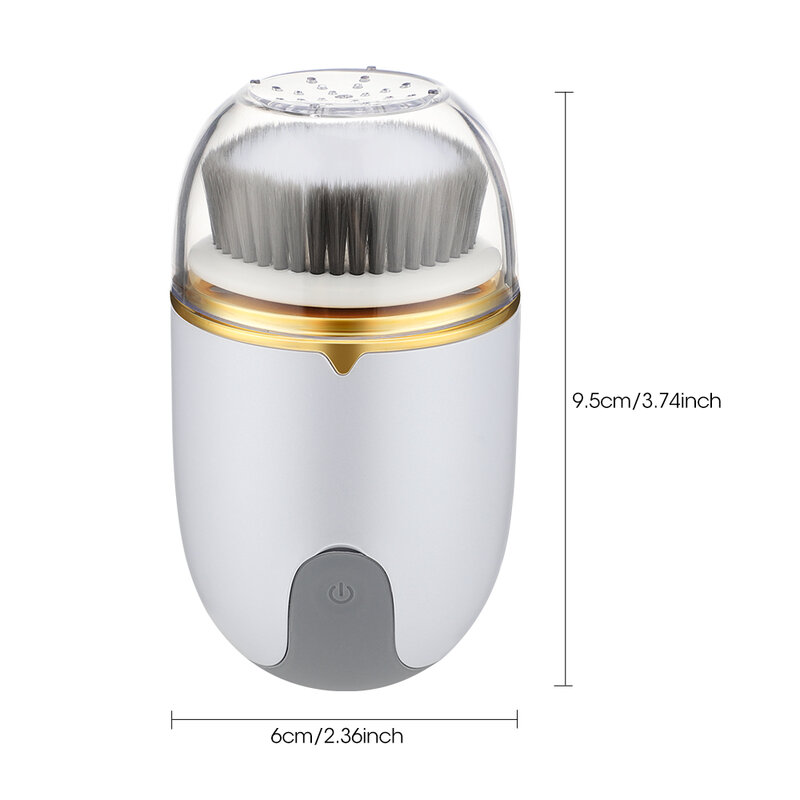Dispositivo elettrico per la pulizia del viso spazzola detergente multifunzionale strumento di bellezza per la pulizia ricaricabile IPX5 impermeabile