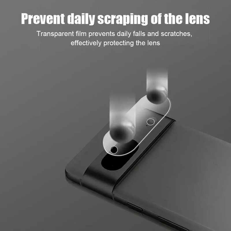 Lente de cámara de vidrio templado, película protectora de alta transparencia, adecuada para Google Pixel 8/8pro 9H, 1 Juego