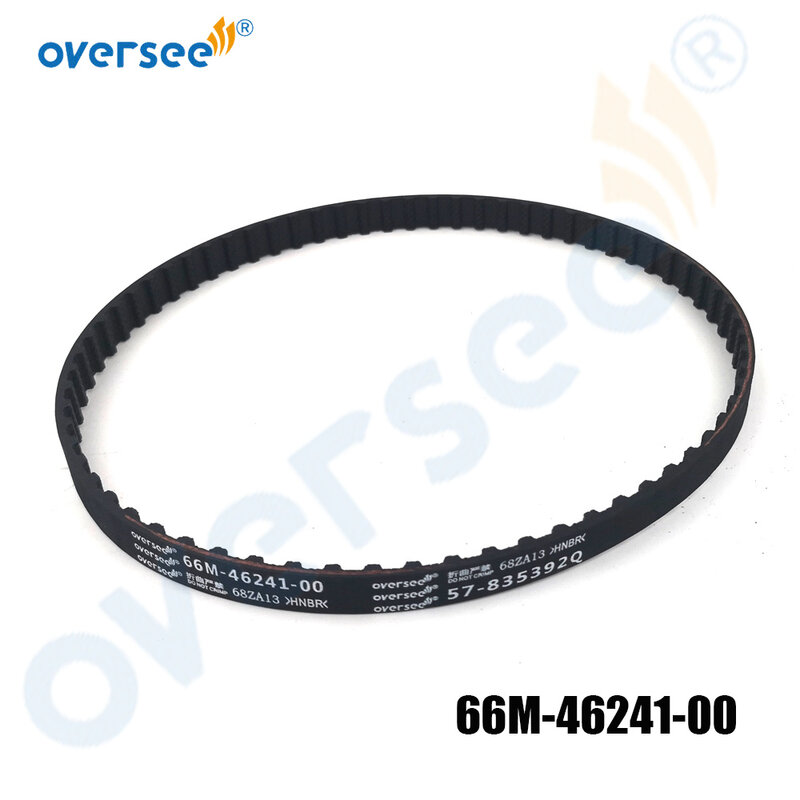 66M-46241 Timing Belt for Yamaha 9.9HP 15HP 4-Stroke Outboard Engine 66M-46241-00-00