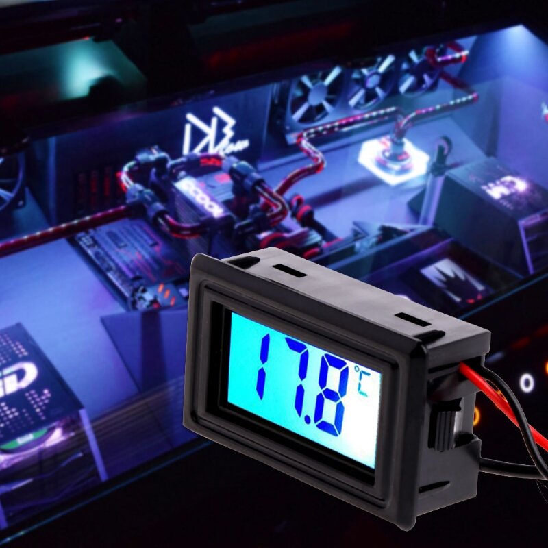 Termómetro Digital medidor temperatura calibre G1/4 rosca para Pc ordenador refrigeración por agua ordenador refrigerado por