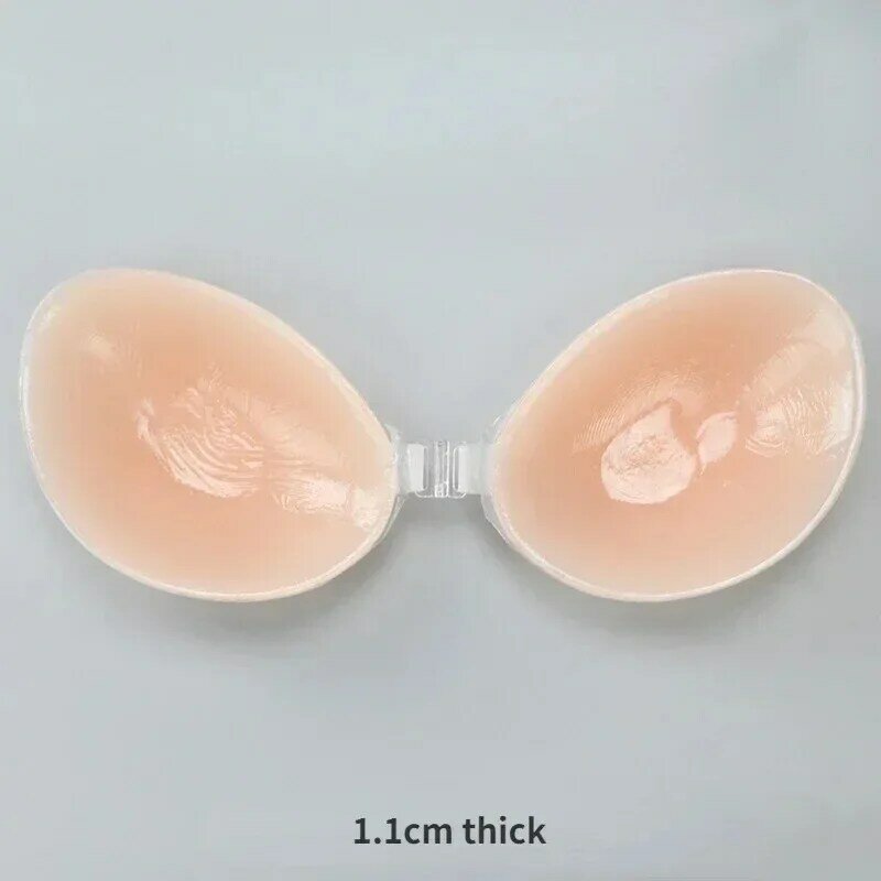 Silicone Bra Invisible Push Up Sexy Strapless Bra Stealth Adhesive Backless Breast Enhancer for Women Sticky Wedding Bikini Bras