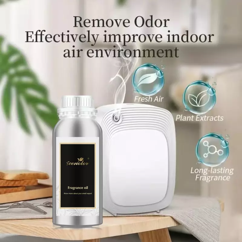 500ML Air Freshener Essential Oil Diffuser Refill Air Purifier for Hotels Electric Aromatic Oasis Humidifier Car Smoke Generator