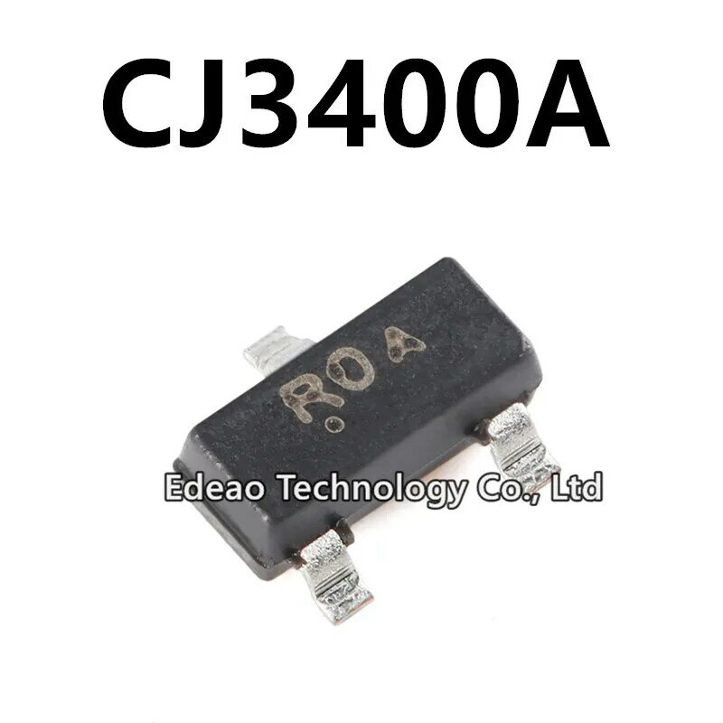 100Pcs/lot NEW CJ3400A SOT-23 Oznaczenie: RA R0A MOS Field Effect N-Channel SMD Transistors 5.8A -30V 3400A SOT23