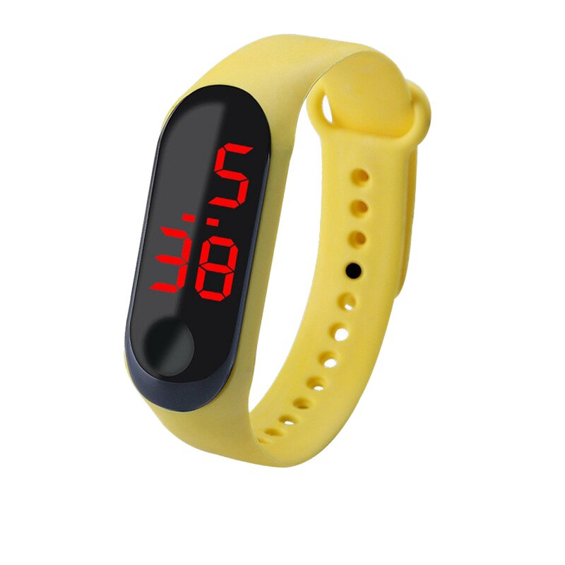 Часы наручные женские электронные с браслетом, модные спортивные брендовые Роскошные светодиодные электронные цифровые