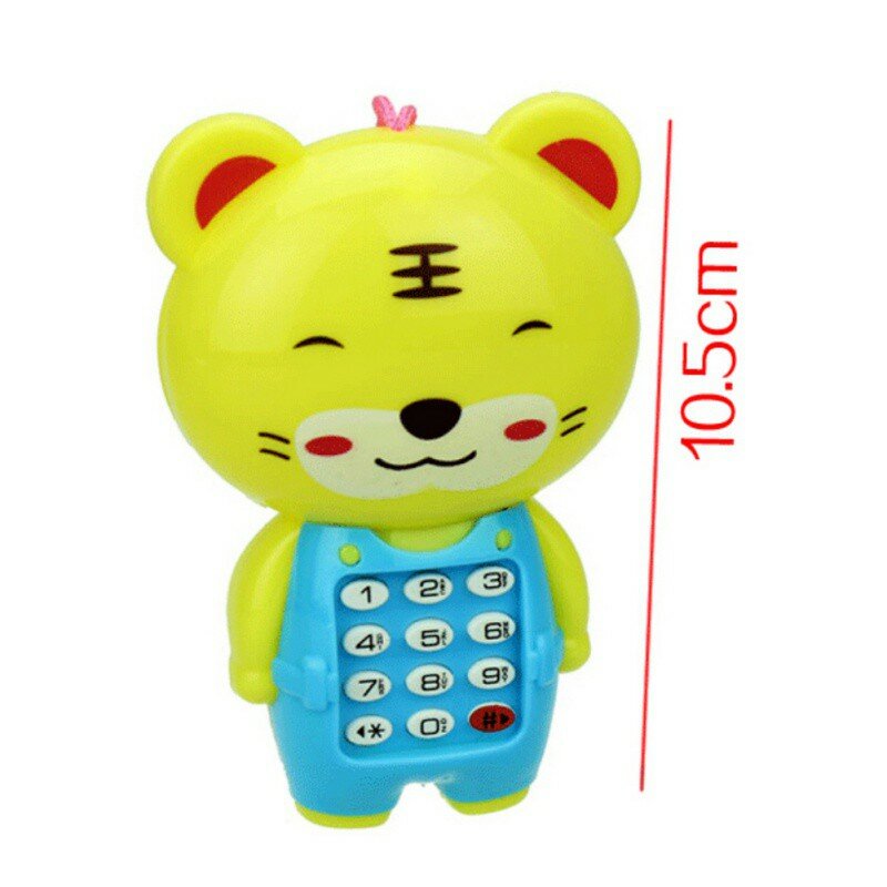Teléfono de juguete para bebé de 1 a 10 piezas, Mini teléfono con sonido musical, juguete educativo para niños pequeños