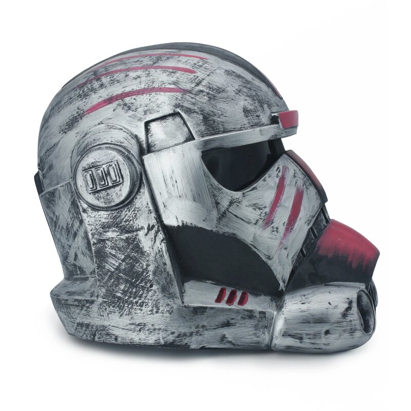 YDD Hunter helm masker PVC untuk Halloween, helm kostum untuk anak-anak dan dewasa, hadiah