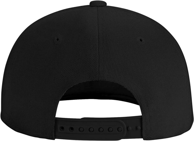 Horse Snapback Hat for Men Women Black Baseball Cap Adjustable Flat Bill Dad Hat Funny Trucker Hat for Summer