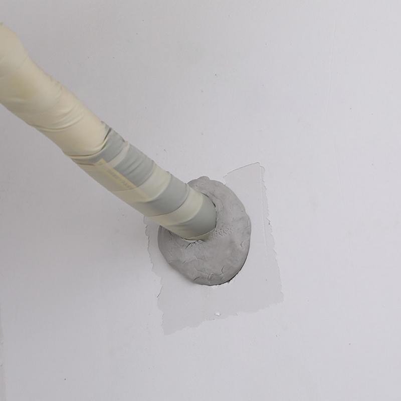 Sellador de barro a prueba de agua para el hogar, agujero de pared práctico y seguro para el aire acondicionado, tubería de sellado para mejora del hogar