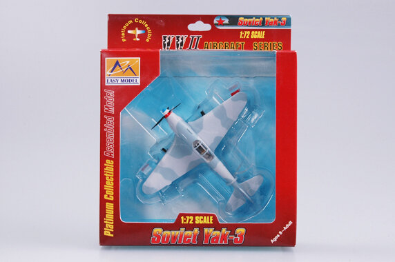 Easymodel 37230 1/72 Soviet Yak-3 East Russia 1944 Assembled Finished Military Static Plastic Model Collection or Gift