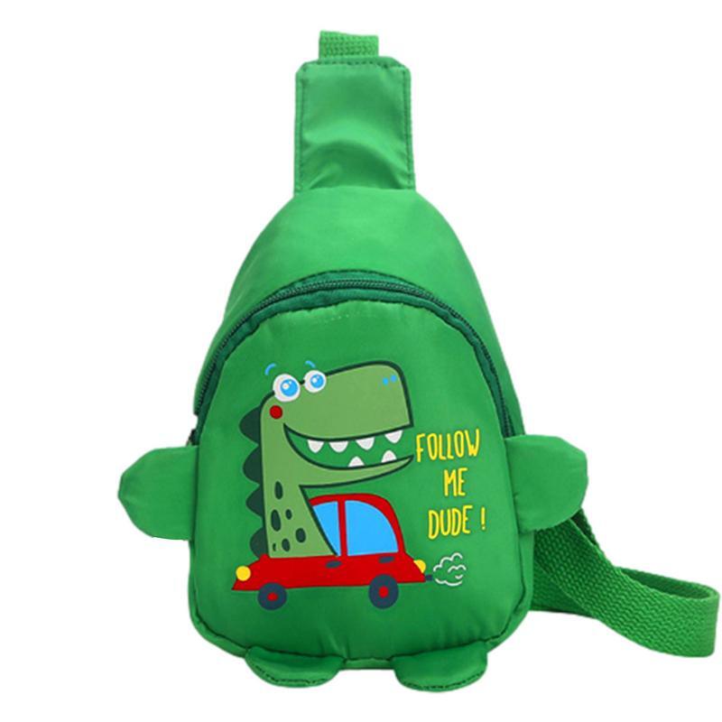 Ransel selempang untuk anak, tas punggung selempang satu tali tahan air kartun keluar