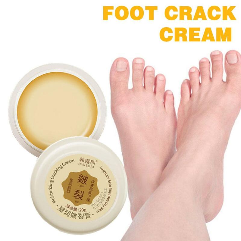 Crema hidratante para pies, antisecado, reparación agrietada de talón, piel muerta, cuidado, eliminación de pies, mano, Z1q2, 20g