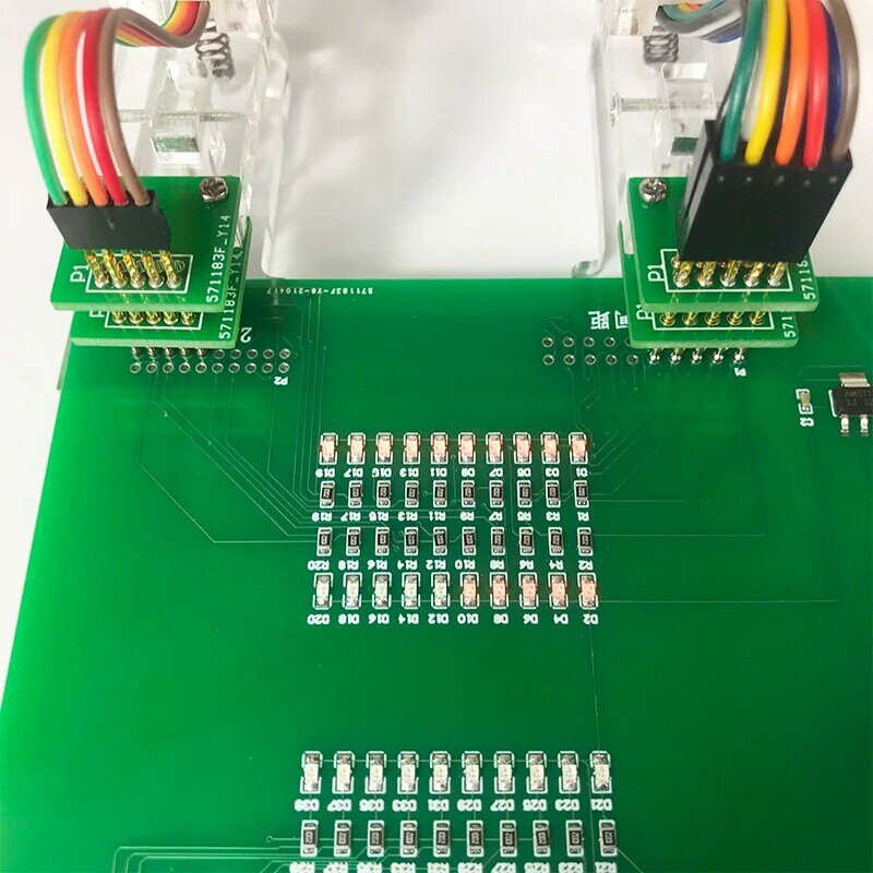 Clip de prueba para Programa de quemador, accesorio de PCB para descarga, 2,54, 2,0, 1,5, 1,27mm