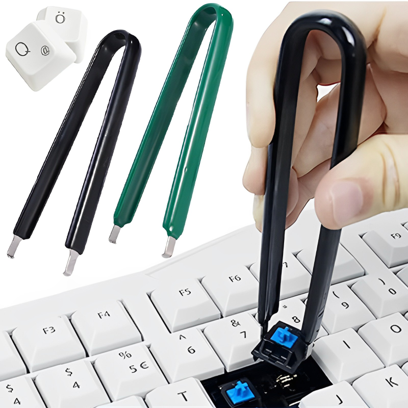 IC Chip Remover Clip U-shaped Switch Key Puller Keycaps Removing Tool Replacement Mechanical Keyboard Maintenance Kit