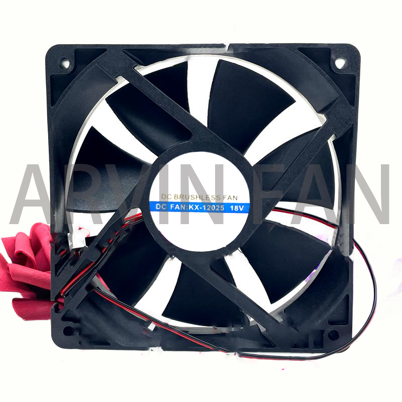 KX-12025 18V 120x120x25mm 2-Wire Server Cooling Fan