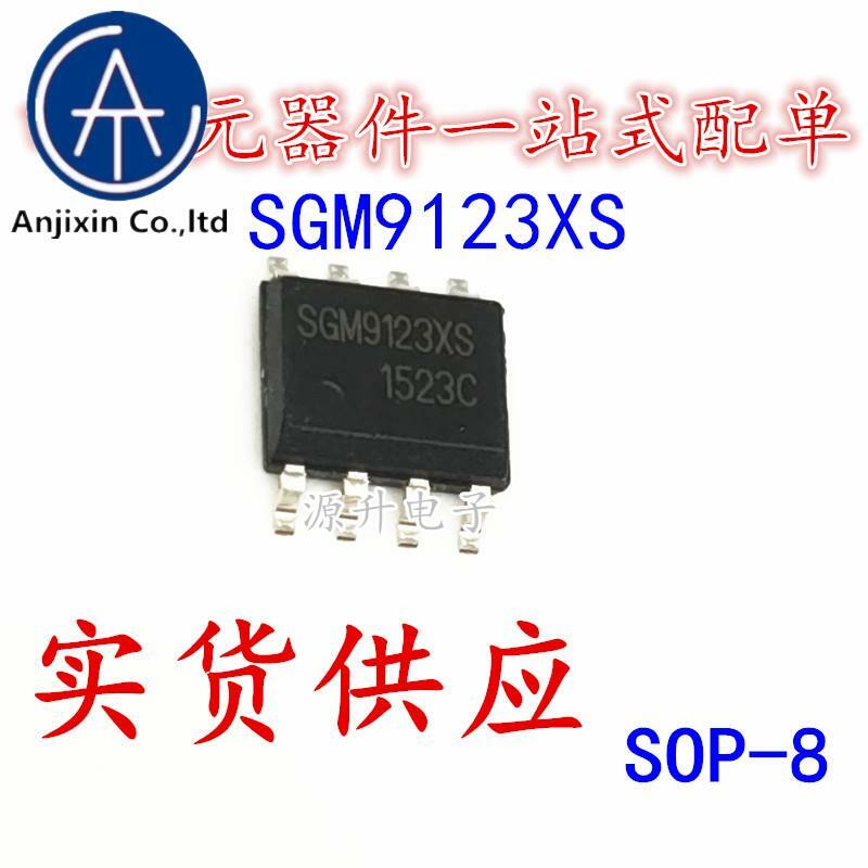20 pces 100% original novo sgm9123xs sgm9123xs/tr smd sop-8 chip de transceptor óptico de vídeo