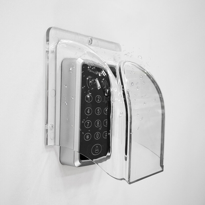 Dzwonek do drzwi Acessoriees wideodomofon wodoodporną osłonę przeciwdeszczową dzwonki do drzwi obecność linii papilarnych urządzenie obudowa przełącznika ochraniacz