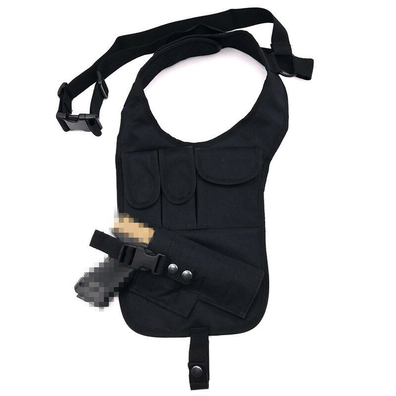 전술 홀스터 권총 은폐 숄더백, 겨드랑이 핸드건, 에어소프트 사냥 액세서리 팩, 매거진 파우치, 가슴 가방