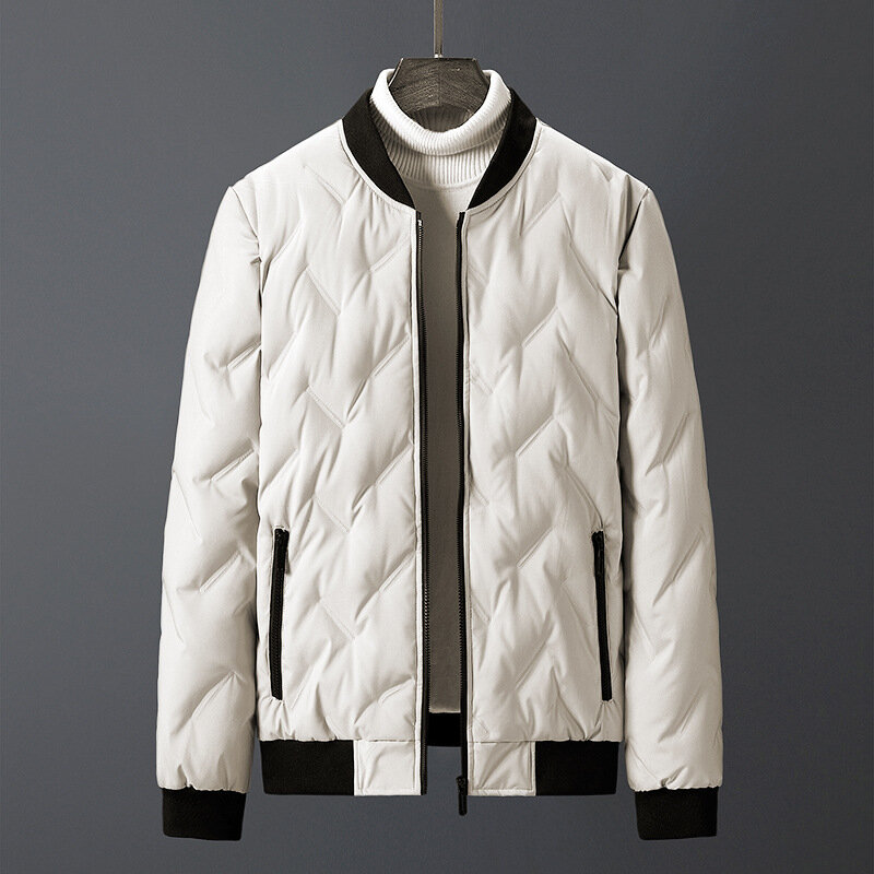 Jaqueta casual masculina, jaqueta quente que tudo corresponde, nova moda, outono e inverno, 2023